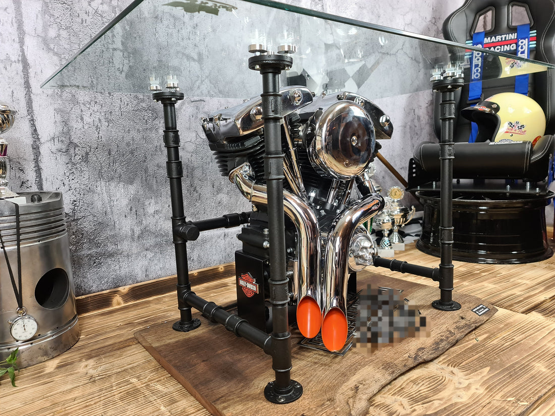Motortisch „Shovelhead“ — Ansicht 2