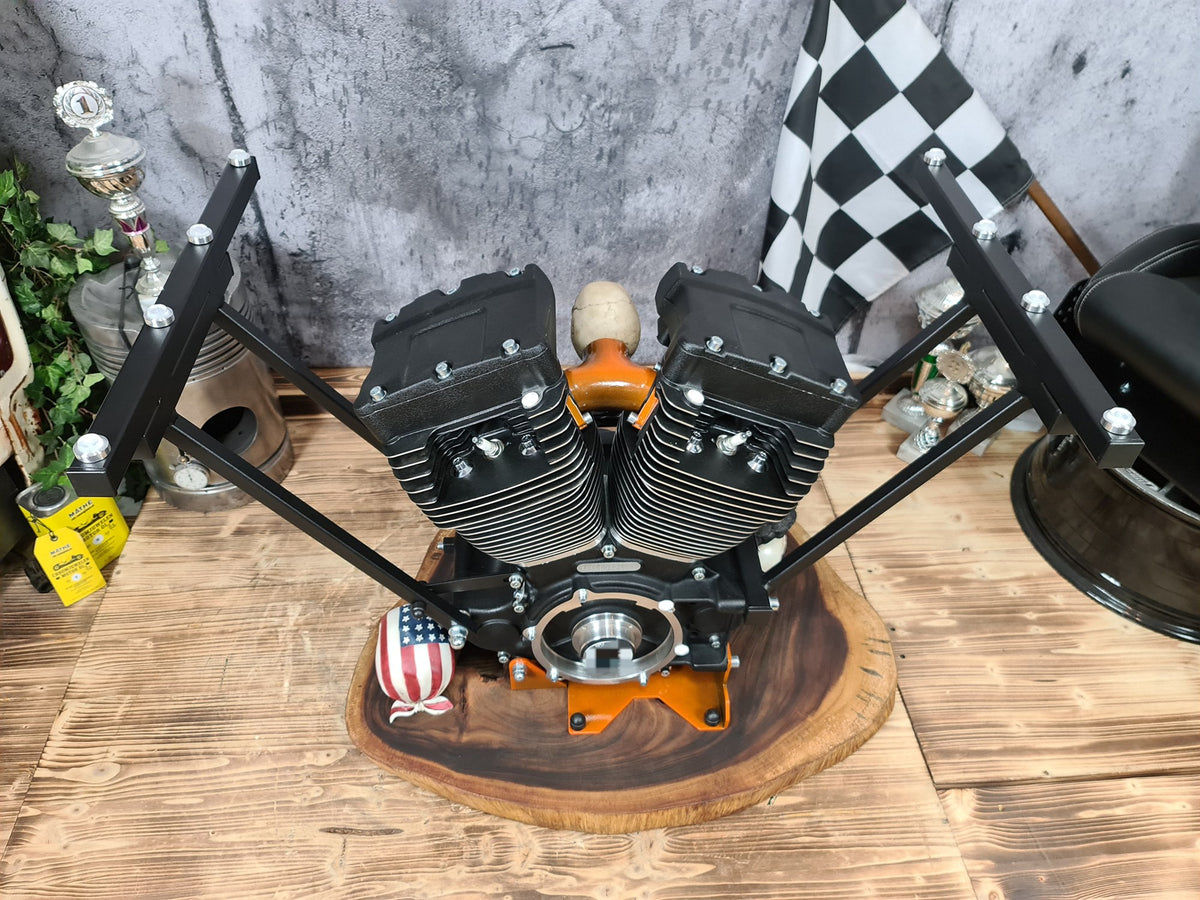 Motortisch „Dirty Orange“ — Ansicht 1