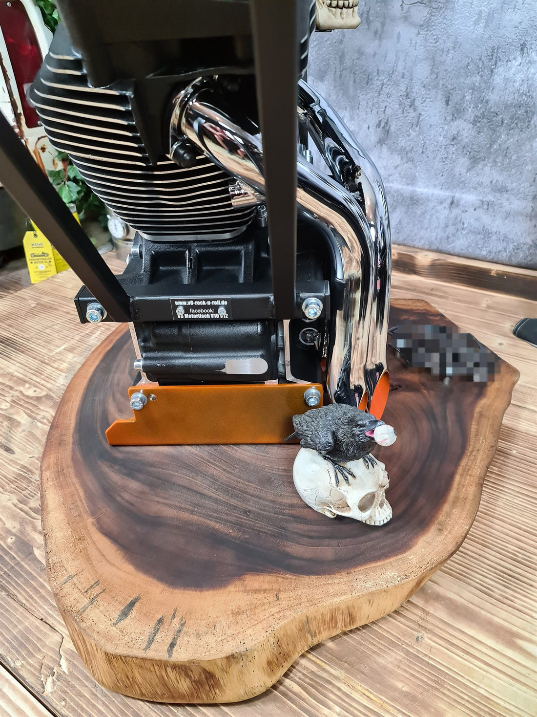Motortisch „Dirty Orange“ — Ansicht 4
