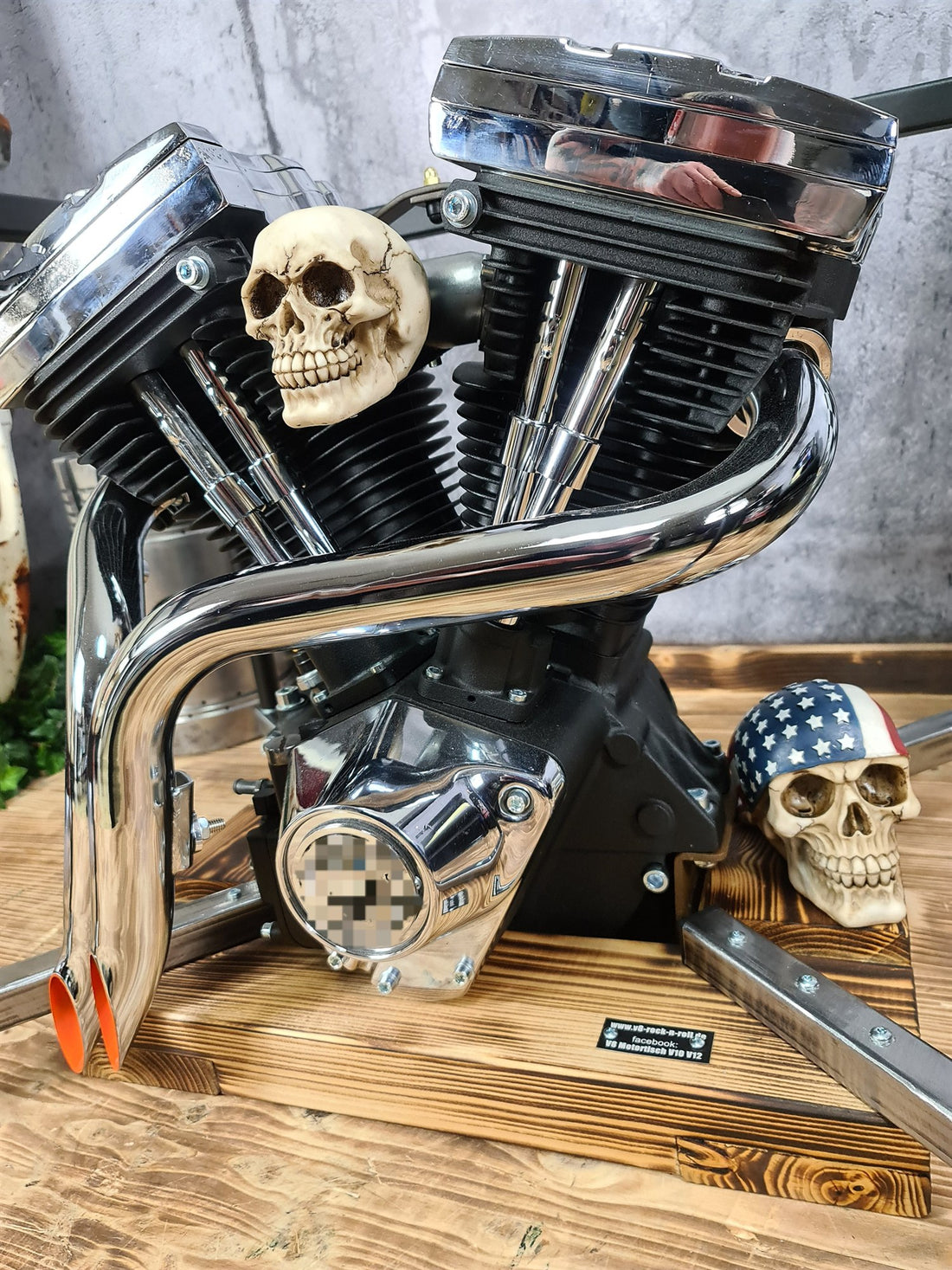 Motortisch „EVO Skulls Edition“ — Ansicht 2