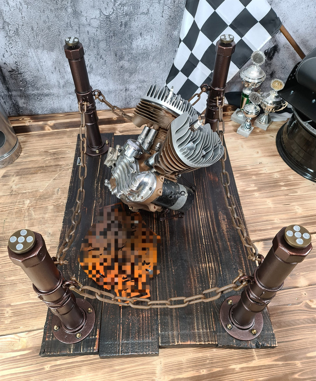 Motortisch „Flathead Industrial“ — Ansicht 4
