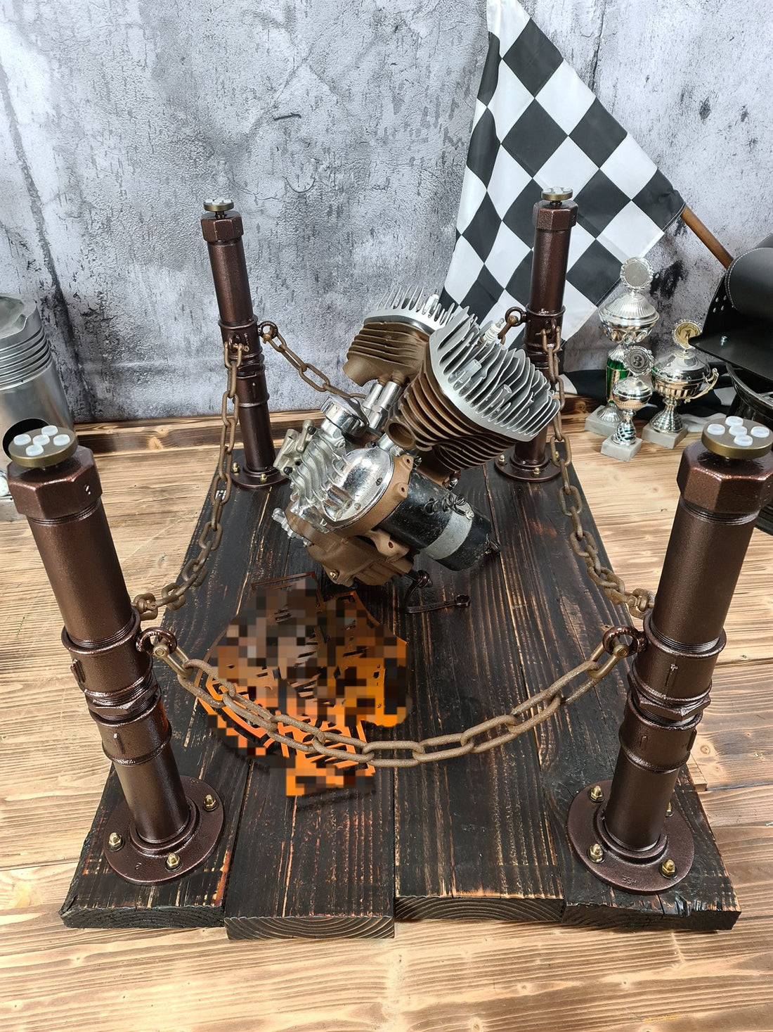 Motortisch „Flathead Industrial“ — Ansicht 5