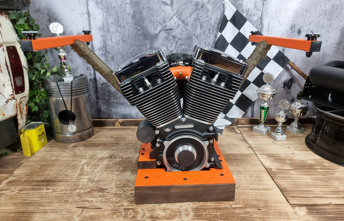 Motortisch „Harley Orange“ — Ansicht 4