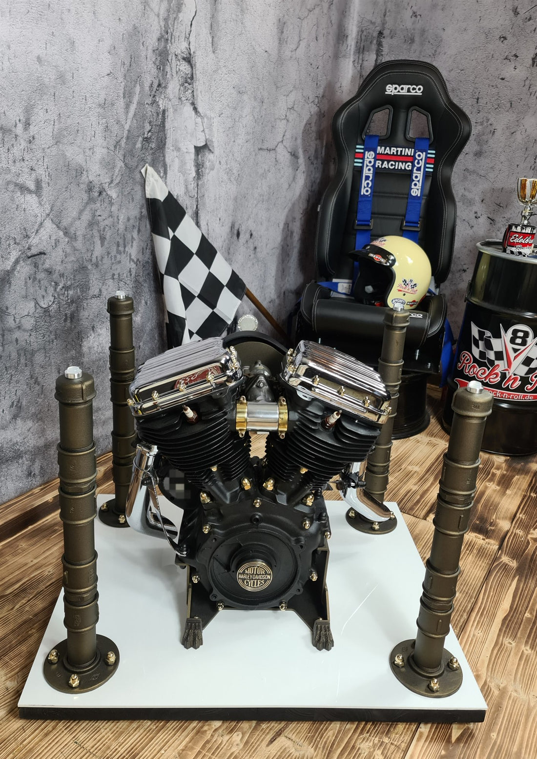 Motortisch „Panhead Little Foot“ — Ansicht 2