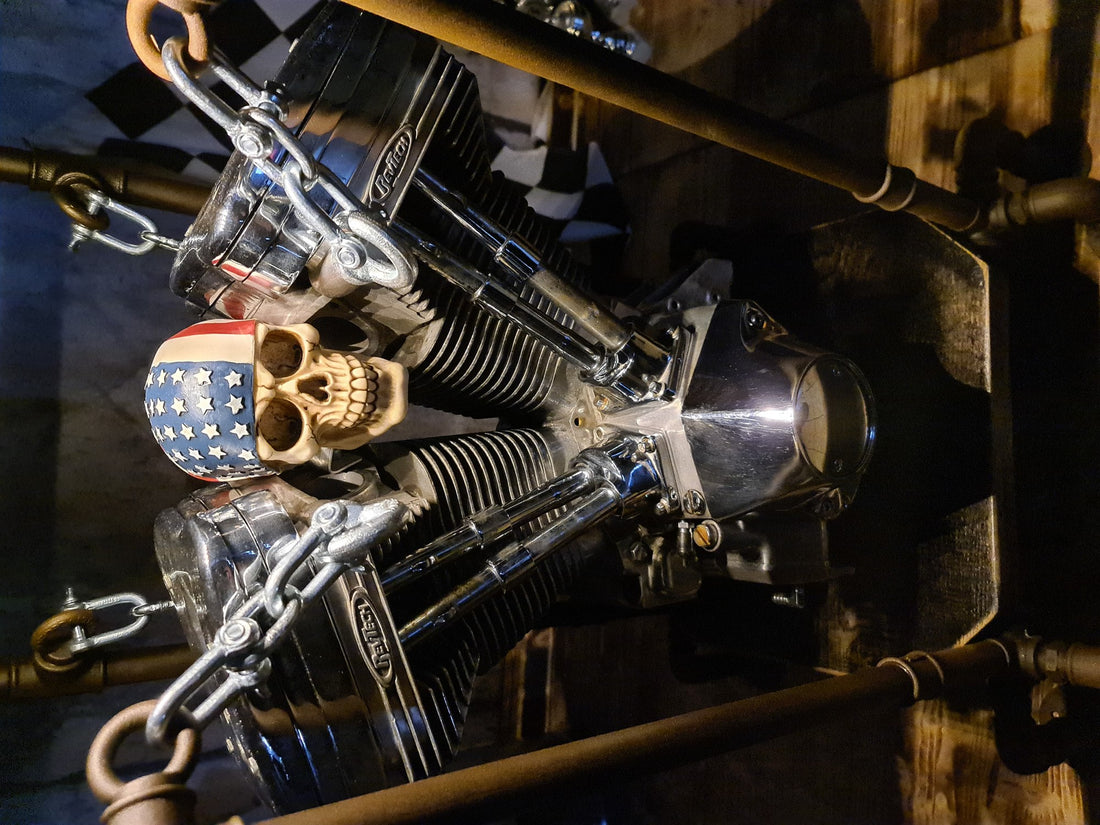 Verkaufspult „Panhead“ — handgefertigtes Unikat von V8 Rock'n'Roll